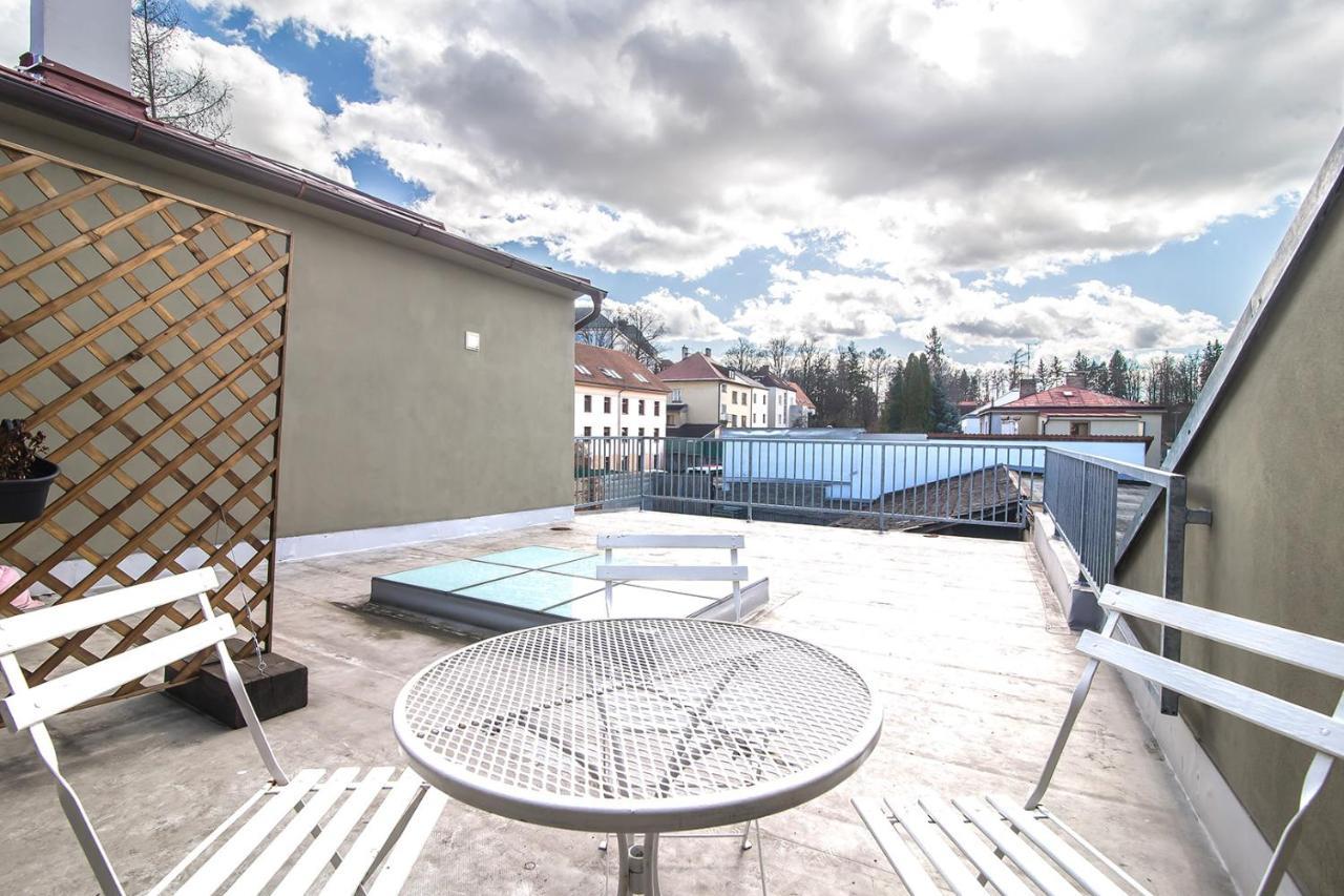 Apartmán s terasou v patře Appartamento Jindřichŭv Hradec Esterno foto